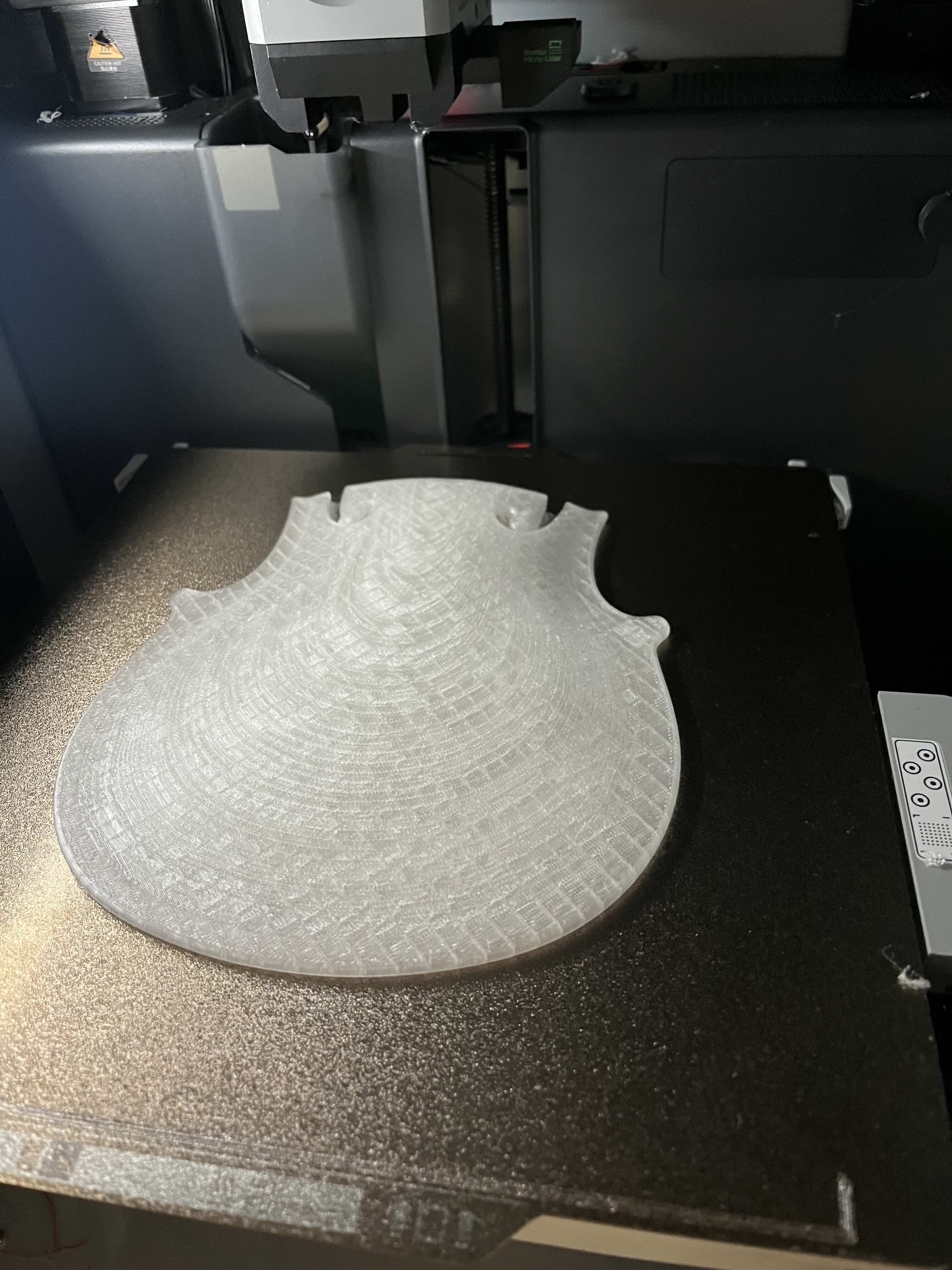 Acoustic Characteristics of 3D Printed Violins